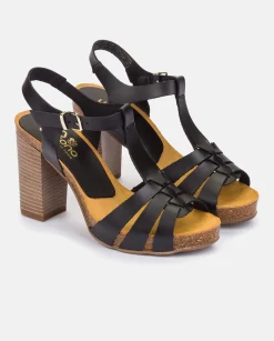 CARACAS-101 Heeled Sandal Black