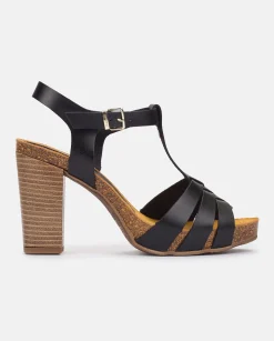 CARACAS-101 Heeled Sandal Black