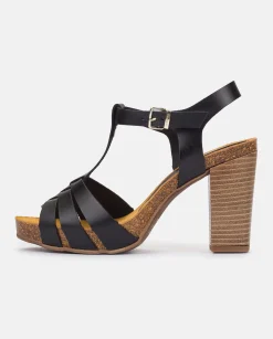 CARACAS-101 Heeled Sandal Black