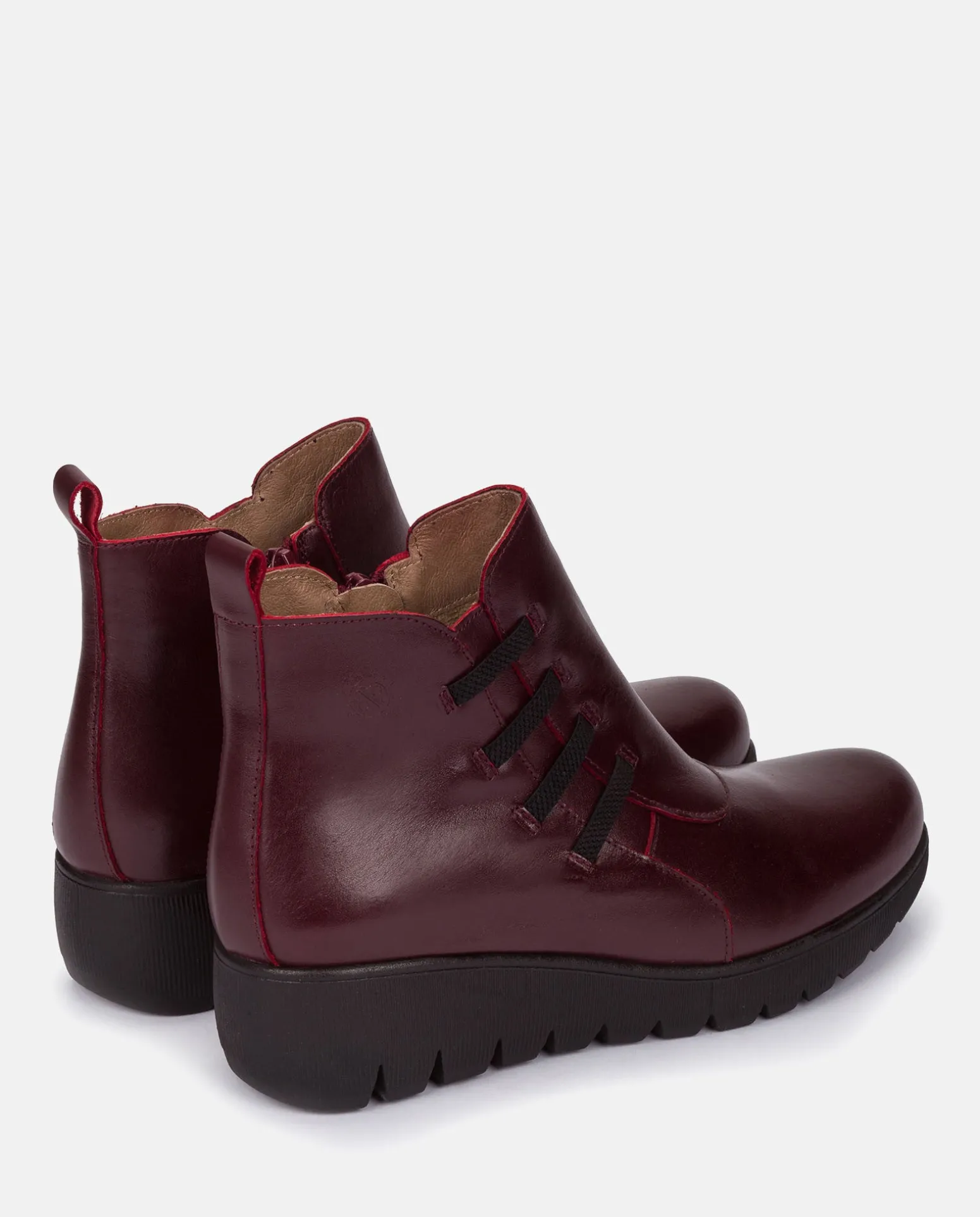 Flat Bootie ATENAS-033 Burgundy