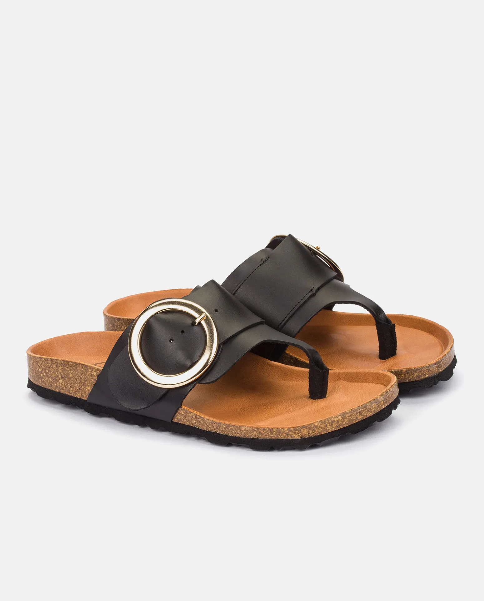 Flat Sandal GRANADA-704 Black