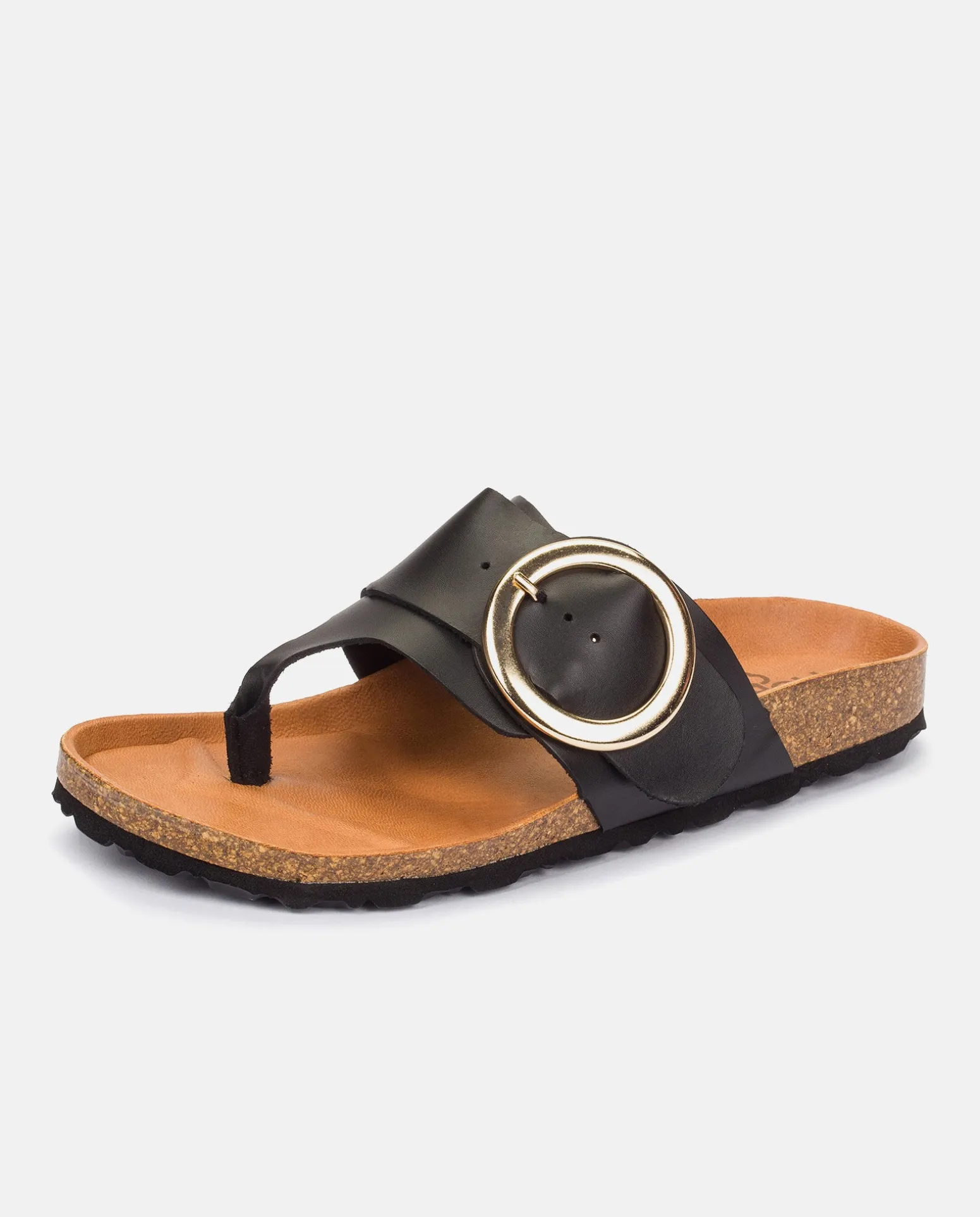 Flat Sandal GRANADA-704 Black