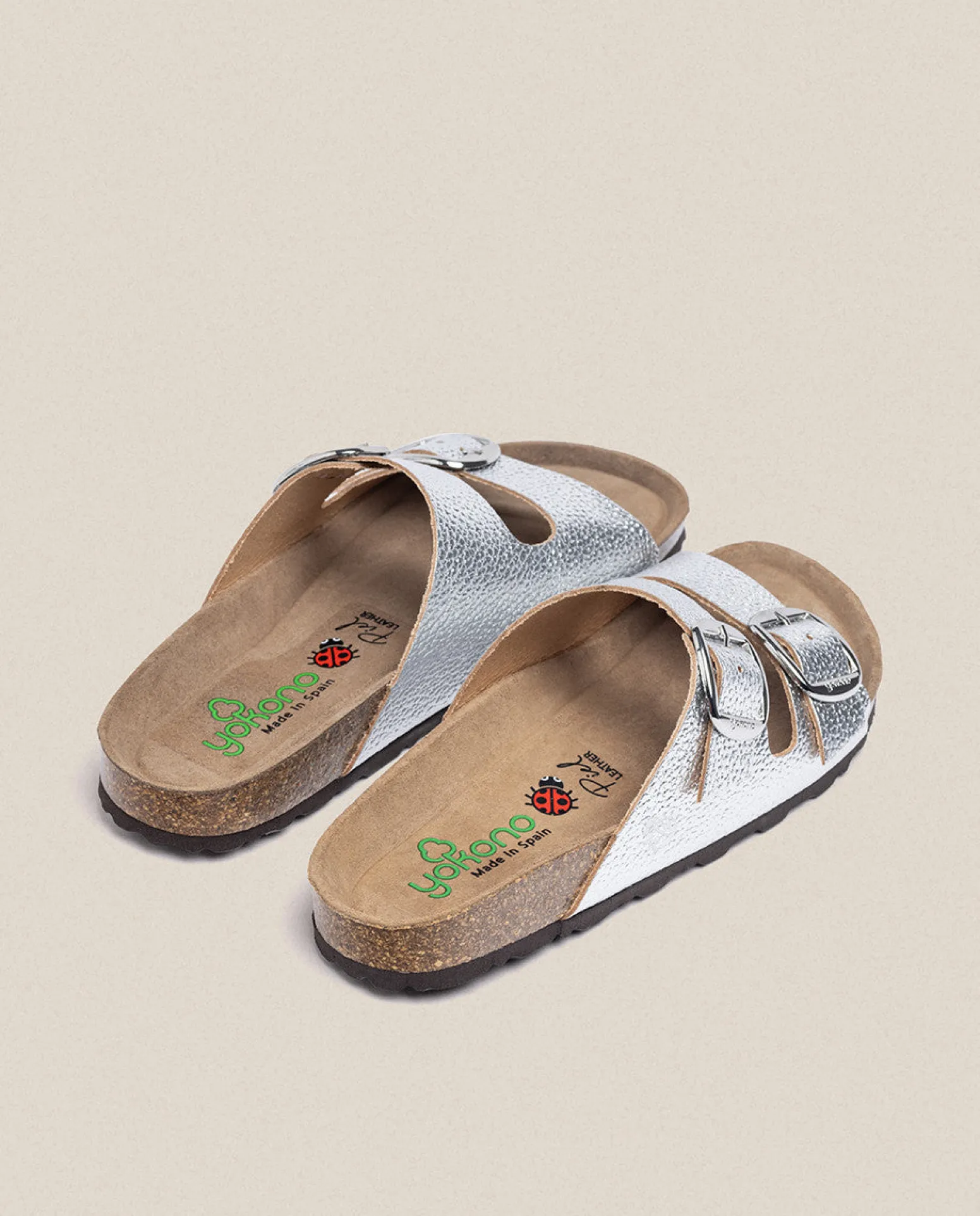 Flat Sandal GRANADA-700 Silver