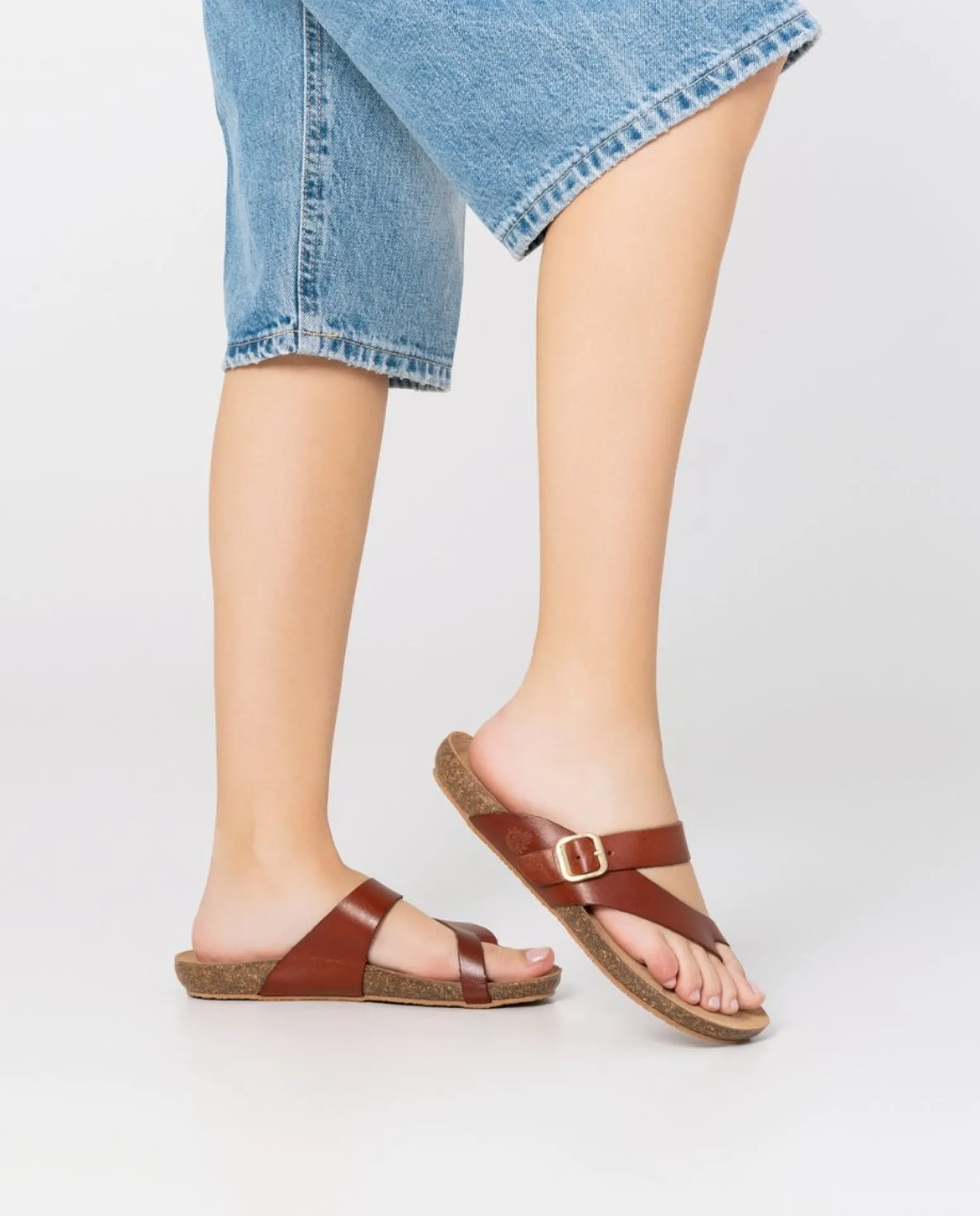Flat Sandal Ibiza 013 Brown