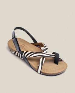 Flat Sandal IBIZA-718 Black