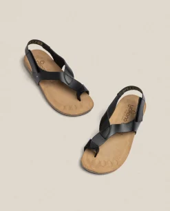 Flat Sandal IBIZA-174 Black