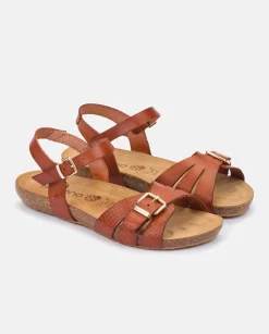 Flat Sandal IBIZA-185 Brown