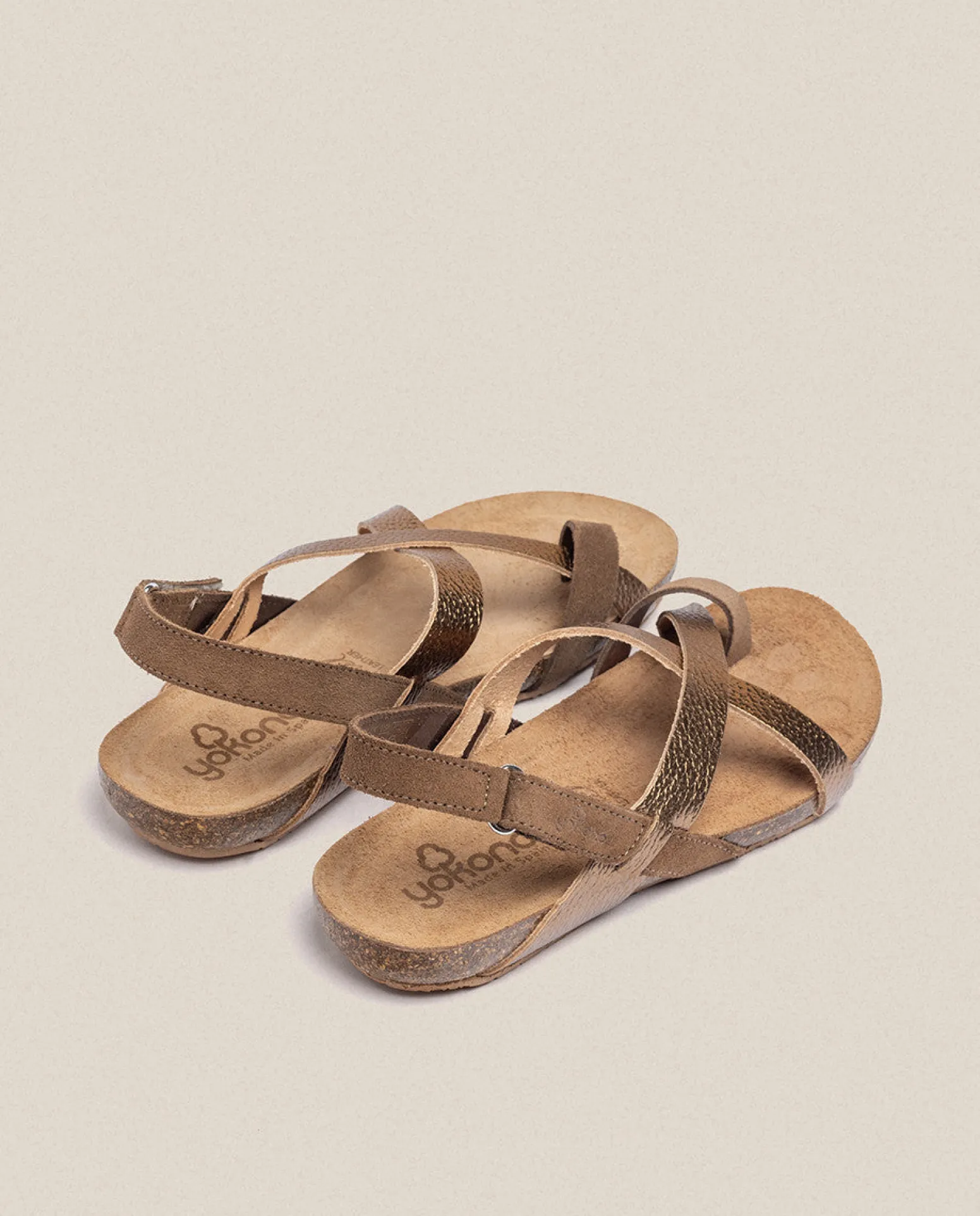 Flat Sandal IBIZA-718 Brown