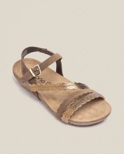 Flat Sandal IBIZA-176 Brown