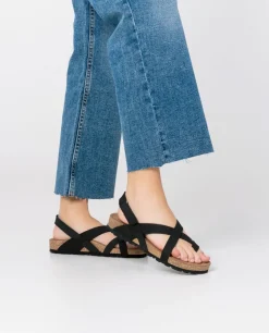 Flat Sandal JERBA-718 Black