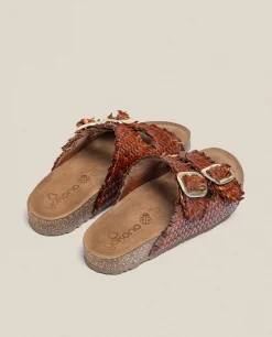 Flat Sandal JERBA-143 Brown