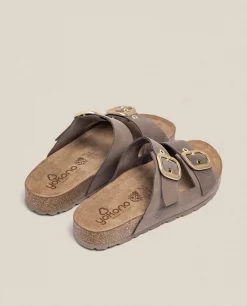Flat Sandal JERBA-136 Brown