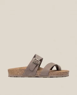 Flat Sandal JERBA-091 Brown
