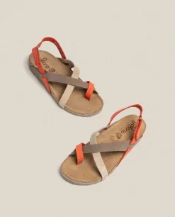 Flat Sandal JERBA-718 Red