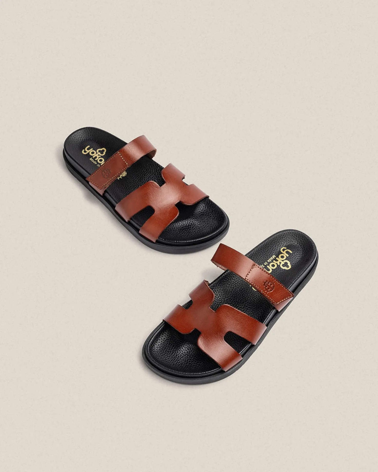 Flat Sandal MORENA-125 Brown