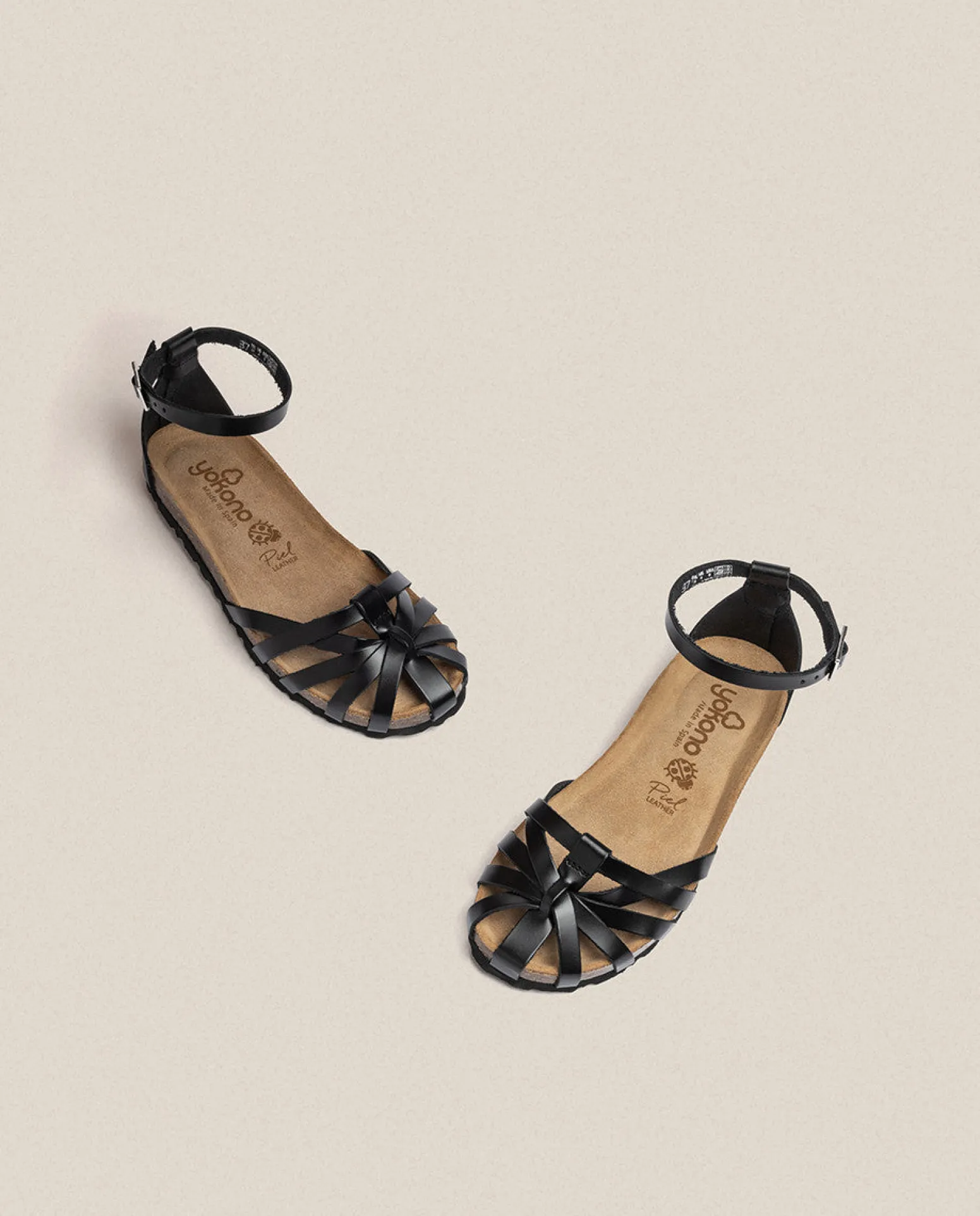 Flat Sandal VILLA-011 Black