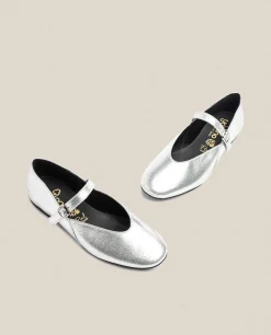 Flat Shoe ARI-001 Silver