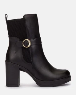 Heeled Ankle Boot PILSEN-003 Black