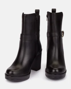 Heeled Ankle Boot PILSEN-003 Black