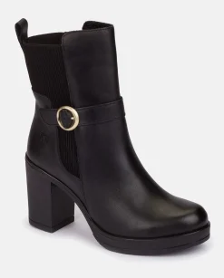 Heeled Ankle Boot PILSEN-003 Black