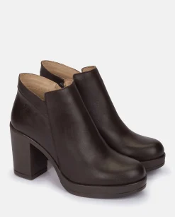 Heeled Ankle Boot PILSEN-004 Brown