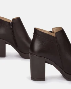 Heeled Ankle Boot PILSEN-004 Brown