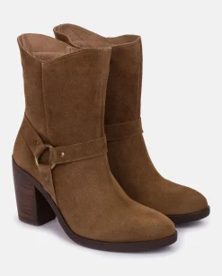 Heeled Ankle Boot TOURS-008 Brown