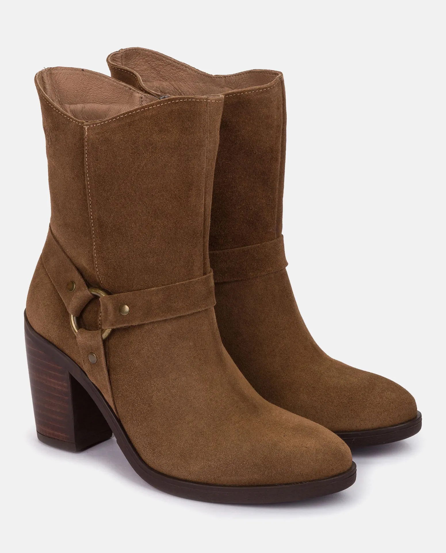 Heeled Ankle Boot TOURS-008 Brown