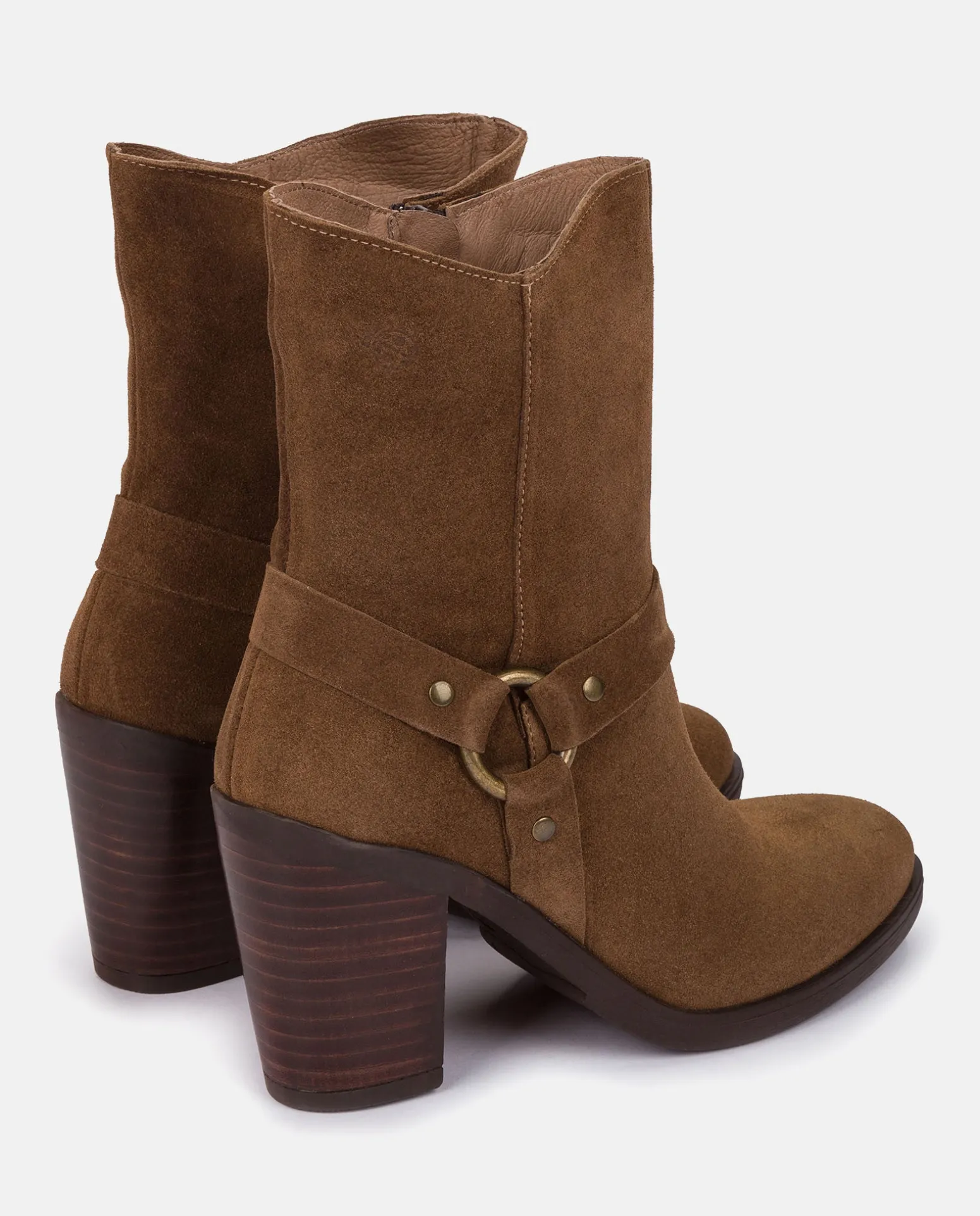 Heeled Ankle Boot TOURS-008 Brown
