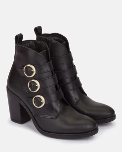 Heeled Ankle Boot TOURS-005 Black