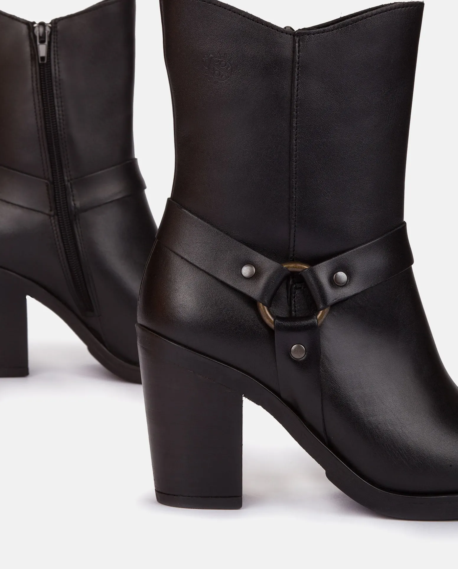 Heeled Ankle Boot TOURS-008 Nero