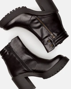 Heeled Ankle Boot TUNA-002 Black