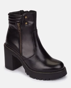 Heeled Ankle Boot TUNA-002 Black