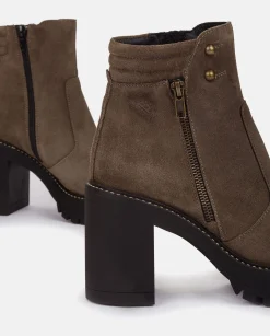 Heeled Ankle Boot TUNA-002 Grey