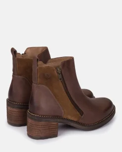 Heeled Ankle Boots MESINA-002 Brown