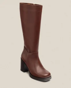 Heeled Boot KOLIN-008 Brown