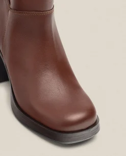 Heeled Boot KOLIN-008 Brown