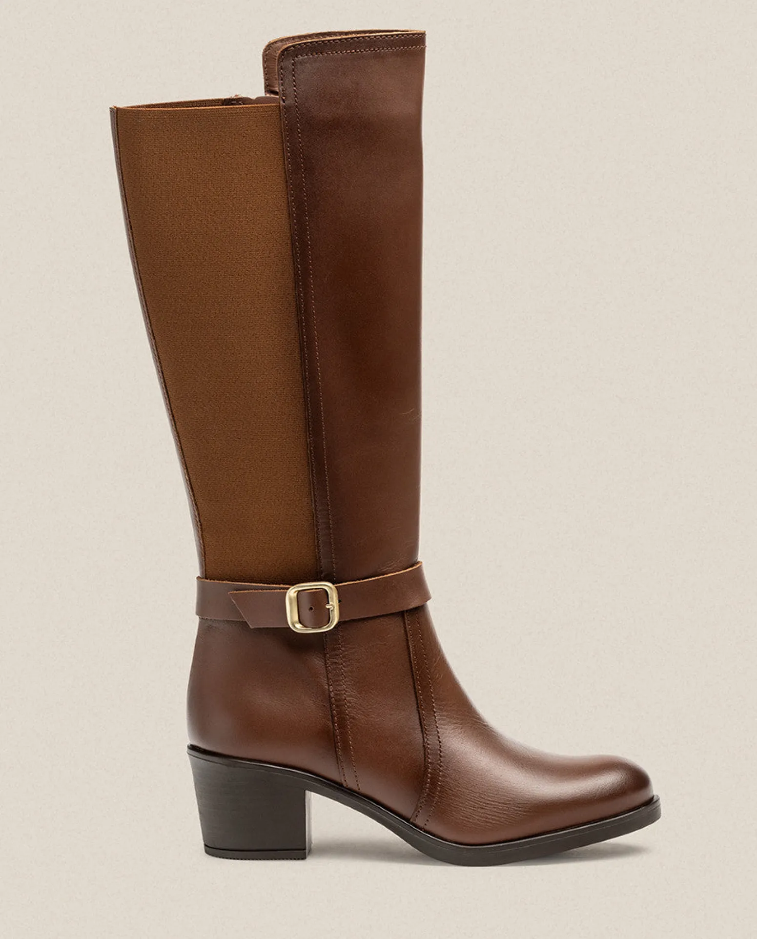 Heeled Boot LILLE-015 Brown