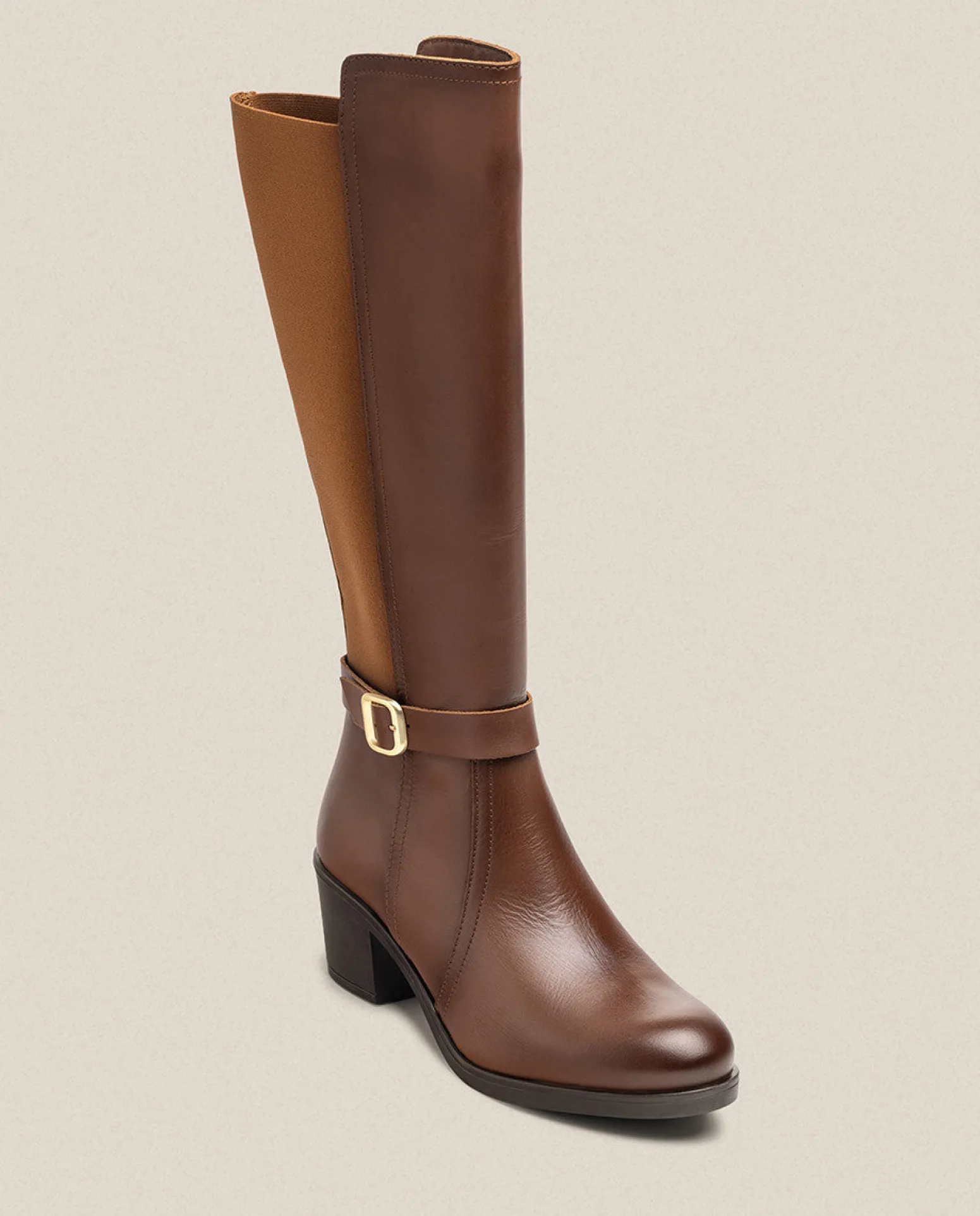 Heeled Boot LILLE-015 Brown