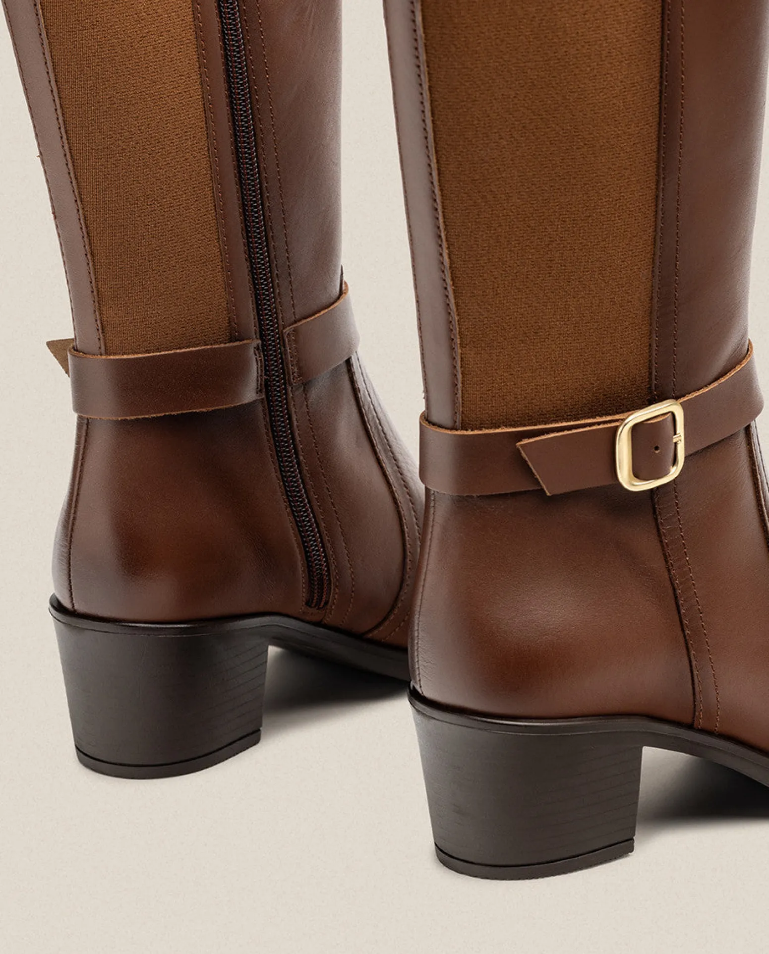 Heeled Boot LILLE-015 Brown