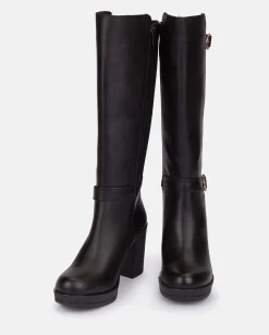 Heeled Boot PILSEN-001 Black