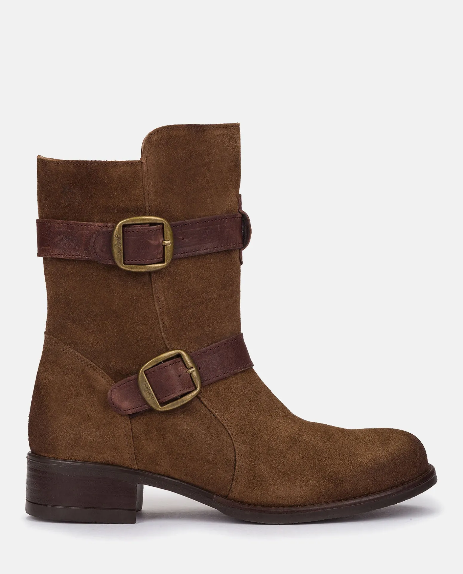 Heeled Booty MONS-003 Brown