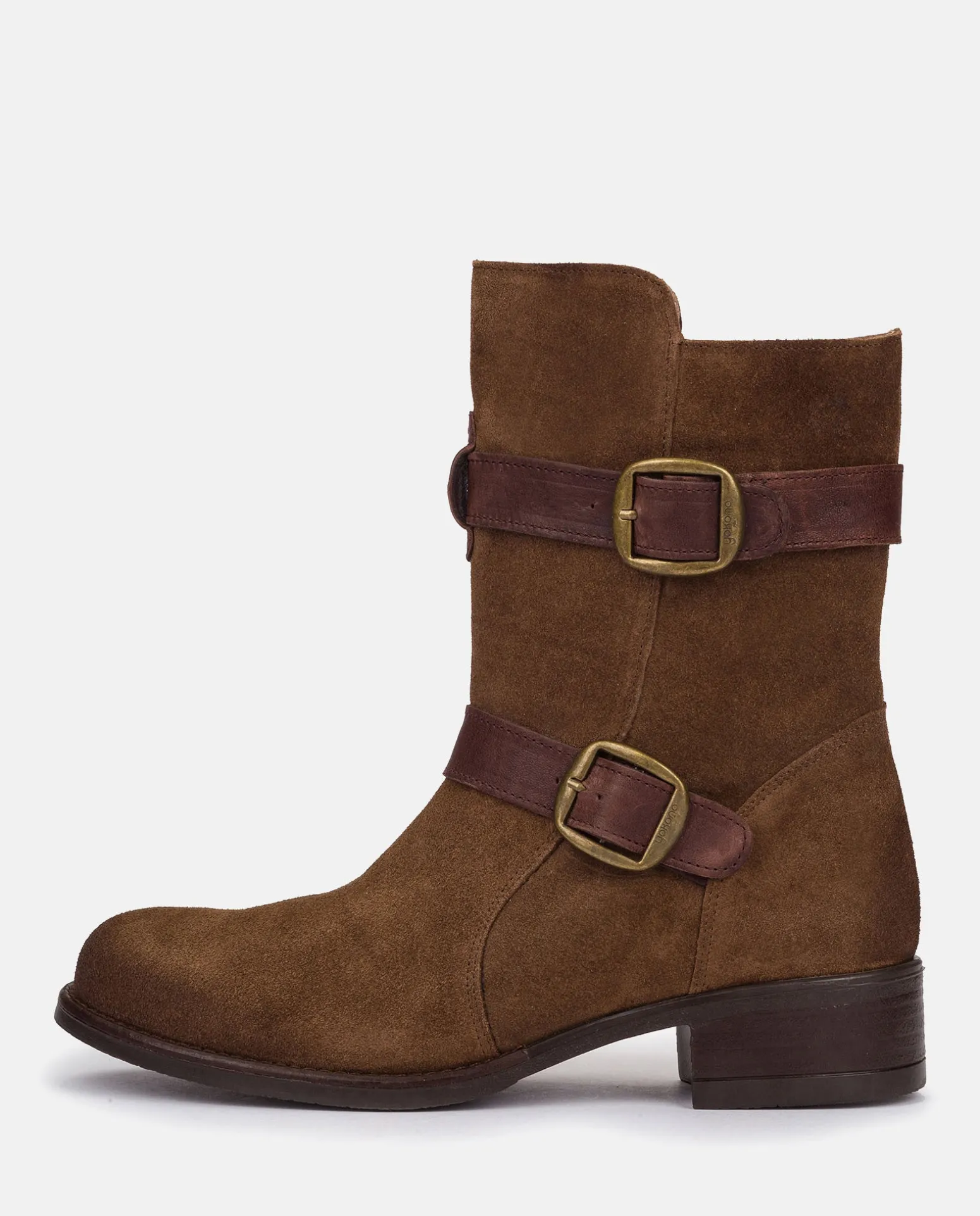 Heeled Booty MONS-003 Brown