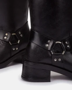 Heeled Booty SPA-003 Black