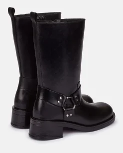 Heeled Booty SPA-003 Black