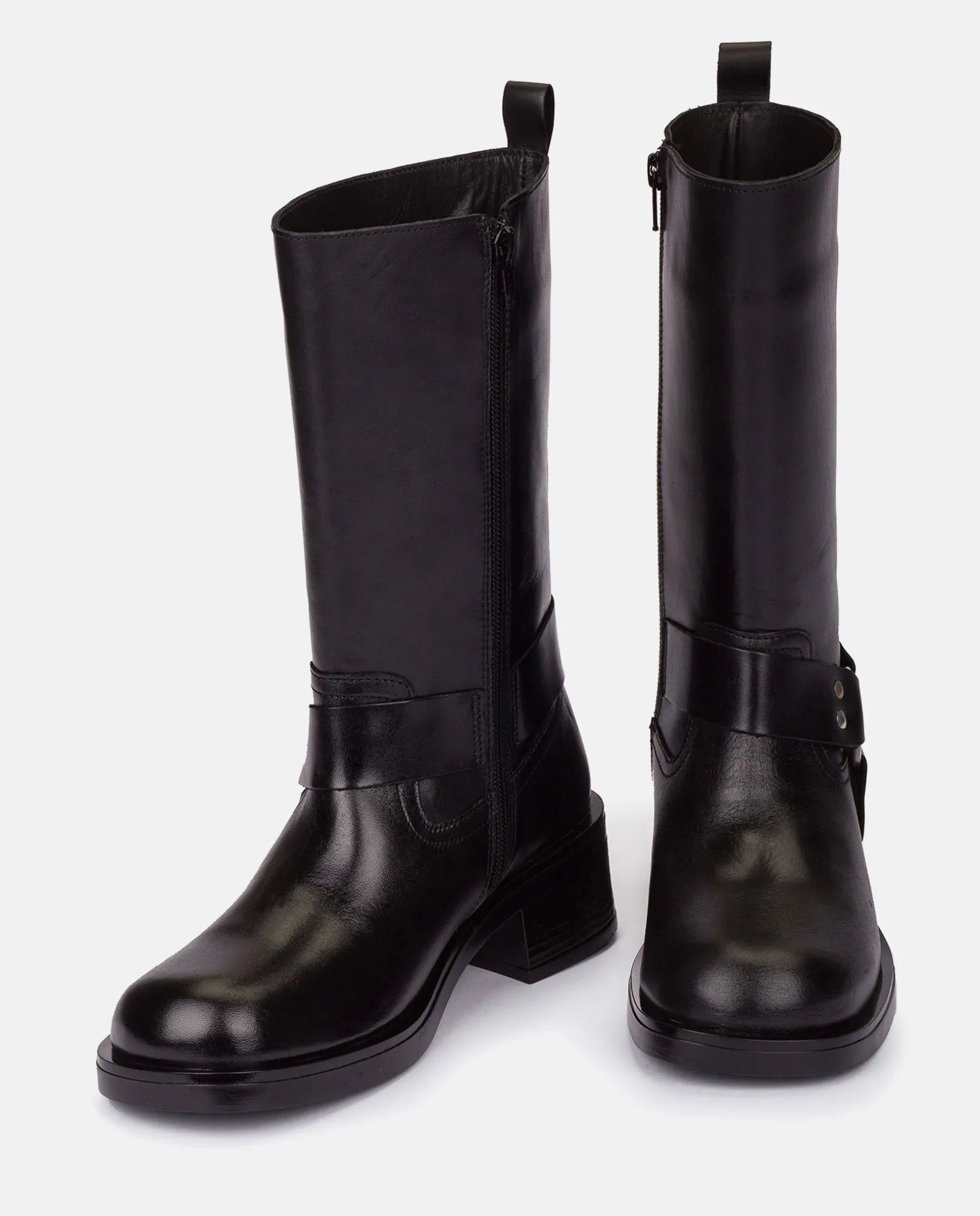 Heeled Booty SPA-003 Black