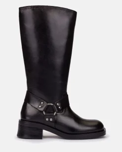 Heeled Booty SPA-004 Black