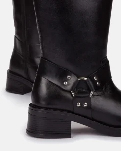 Heeled Booty SPA-004 Black