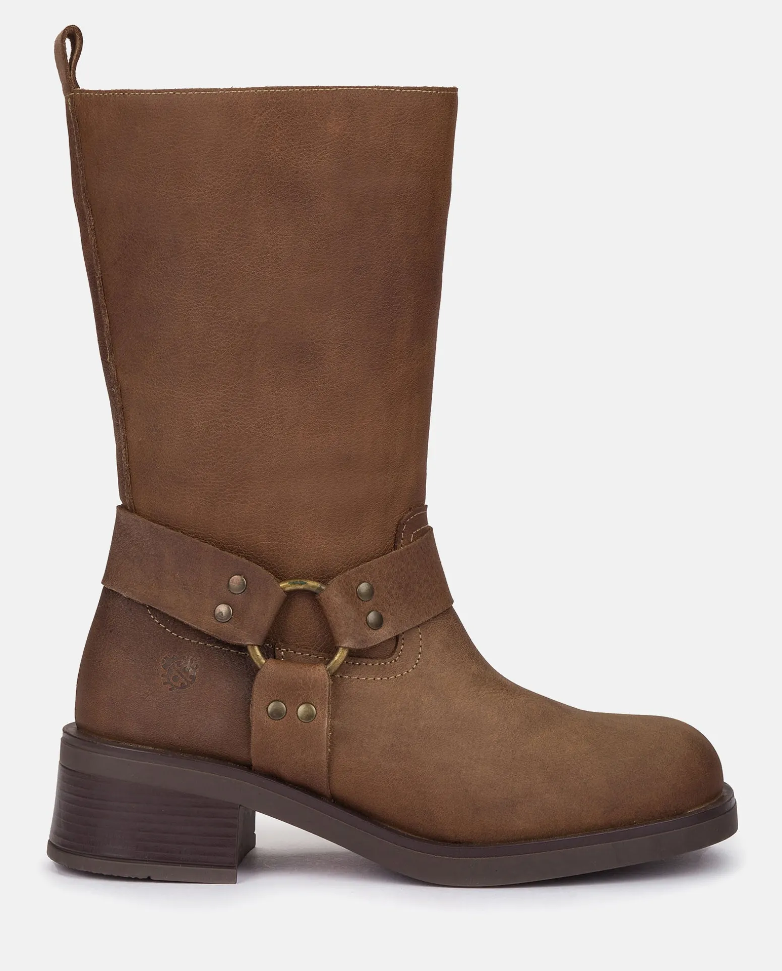 Heeled Booty SPA-003 Brown