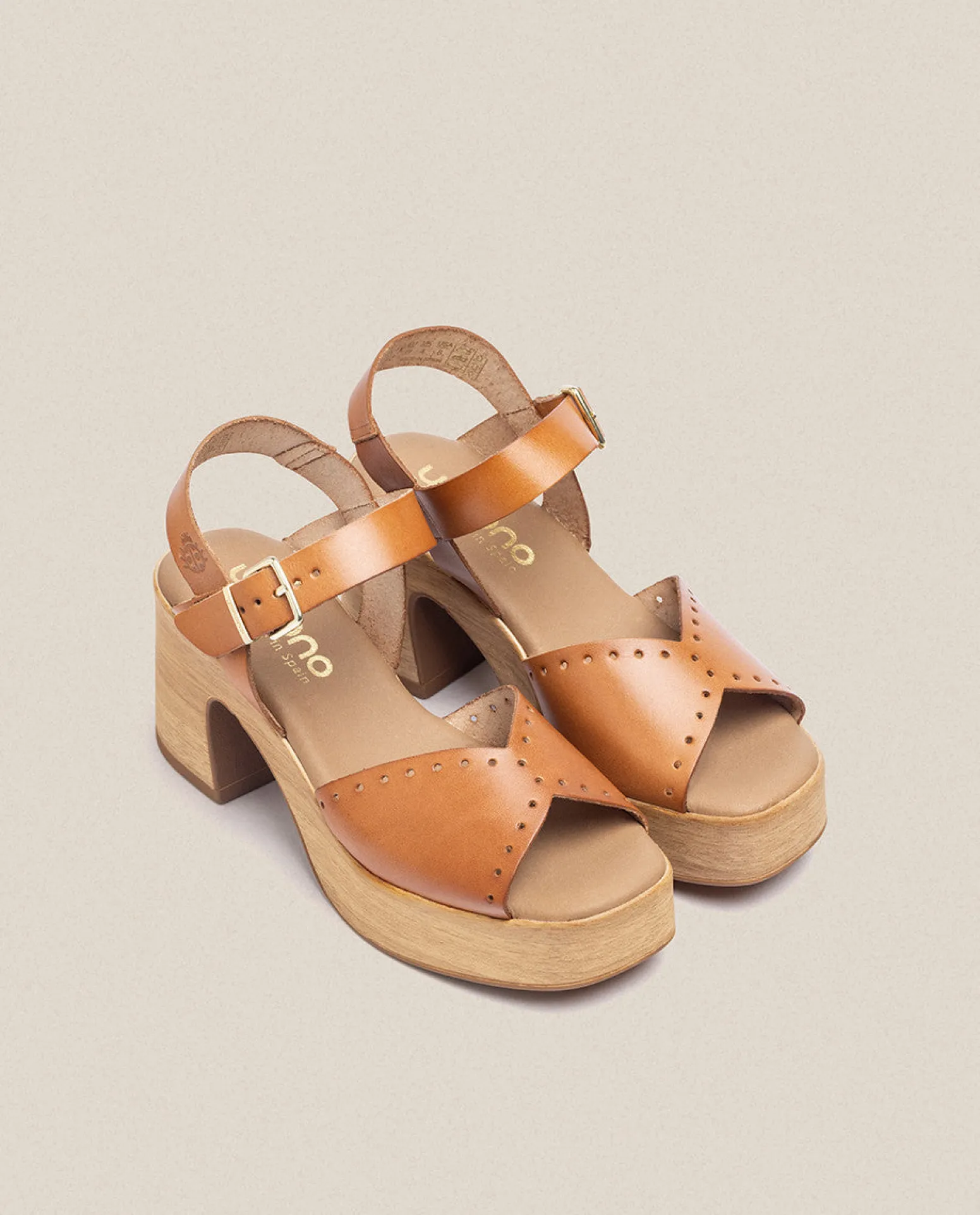 Heeled Sandal BONAI-002 Brown